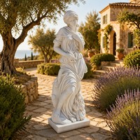 Sculpture de Musée Classique en Marbre Blanc Sur Mesure - Pièce d'Art Haut de Gamme Finie à la Main pour les Propriétés et les Galeries