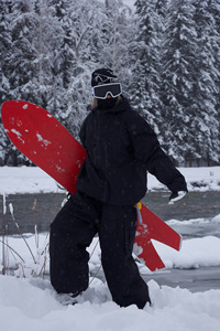 Ensemble veste et pantalon de <span class=keywords><strong>ski</strong></span> imperméable 3L de haute qualité pour l'hiver, respirant, équipement de snowboard, fermeture éclair, grande taille, chauffant, pour adultes - Product Image 6