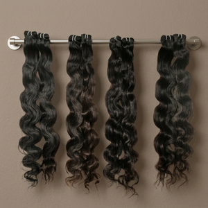 Paquete de cabello humano barato al por mayor para máquina de ondas corporales de Vietnam trama doble de cabello humano de un donante - Product Image 1