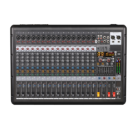 Console de mixage professionnelle, amplificateur de mixage audio 8/12/16 canaux avec égaliseur pour musique DJ