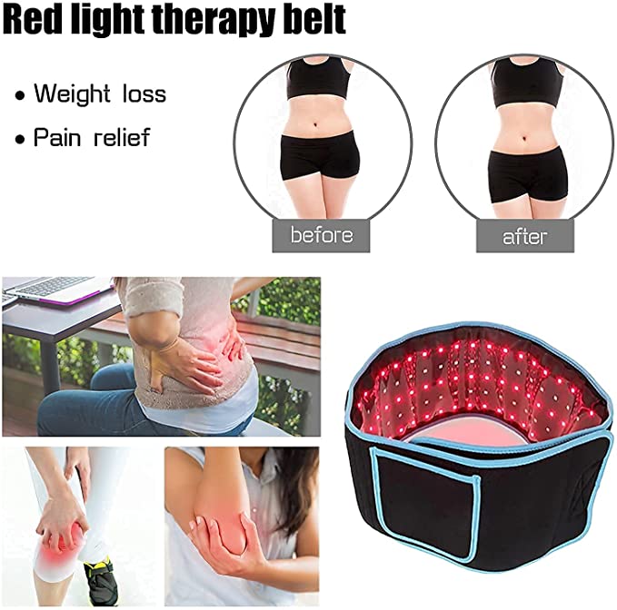 660nm 850nm Red Light Therapy Belt Home Use For Weight Loss Pain Relief