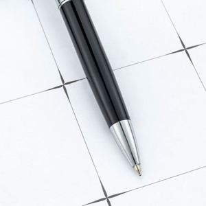 Wholesale 1.0Mm Business Metal Ballpoint Custom Logo Black Twist-Action Hotel Promotional Advertising Gift <b>Pen</b> - Product Image 3