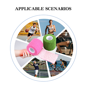 Bandage adhésif léger <span class=keywords><strong>et</strong></span> élastique, dégradable <span class=keywords><strong>et</strong></span> non toxique, principalement utilisé pour la protection sportive, mais peut également être utilisé en soins médicaux - Product Image 6