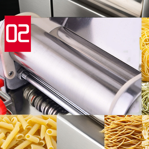Macchina Compatta Elettrica Commerciale per Fare <span class=keywords><strong>Pasta</strong></span> e <span class=keywords><strong>Tagliatelle</strong></span> per Negozi Alimentari - Product Image 4