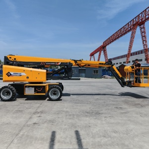 פלטפורמת עבודה בגובה גבוהה אדם להרים פלטפורמה עבודת אוויר הידראולי פלטפורמה עבודה אווירית 22 מ 'מ' דחף עצמי להרים - Product Image 5