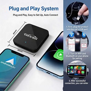 INPUTECH 3 in 1 Car AI Box Wired to Wireless CarPlay & Android Auto <b>Adapter</b> With Built-in Android System - Product Image 5