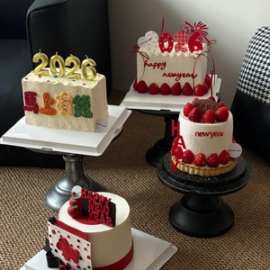 Vela digital acrílica con diseño de miel y dulzura, decoración roja para el Año Nuevo y el Festival de Primavera - Product Image 4