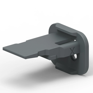 オリジナル W4SB-P012 バックシェル カーコネクタ ロック（位置保証付き、二次ロック機能付き、黒、4ポジション） - Product Image 1