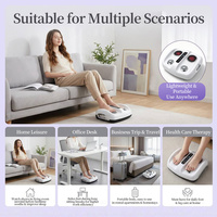 Appareil de massage des pieds et des mollets pour la maison avec fonction chauffante et vibrante, équipement de massage par contact à couverture complète