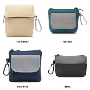 Pochette pour balles de pickleball avec mousqueton, en Ripstop, logo personnalisé, vente en gros, pochette pour balles de tennis - Product Image 5