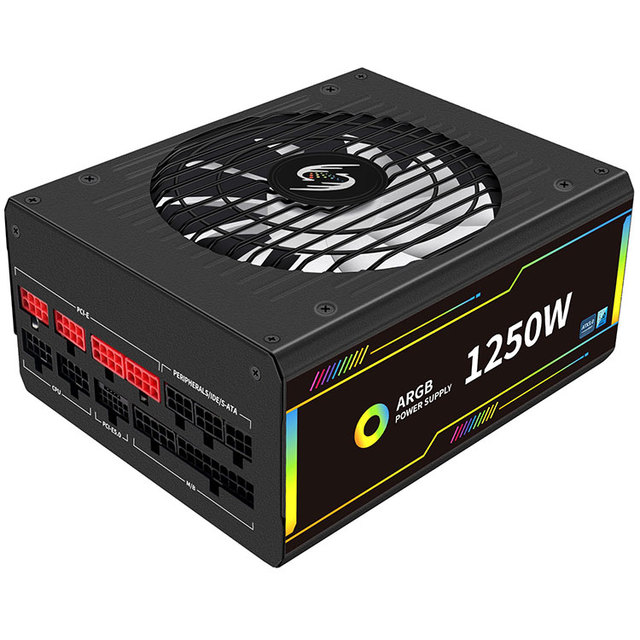 80 Plus Gold PCIE 5.0 1250W Full Modular ATX Desktop Power Supply with Server Application in Stock