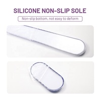 Ensemble de tapis de souris en cristal imprimé personnalisé, style Nouveau, grainé, transparent, en gel de silicone, pour jeux sur PC, repose-poignet pour le bureau