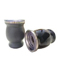 Tasse à gourde en acier personnalisé, 230ml, Double tasse en acier inoxydable, tasse à café double paroi, gobelet avec paille
