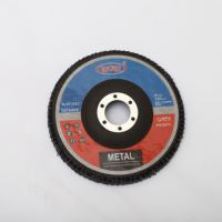 Disque à lamelles WGW 5 pouces 125 mm Anneau métallique 80 #   Disque de meulage sûr pour la soudure des métaux, destiné aux coupeurs de métaux