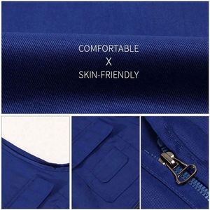 Safety Vest Hi Vis Work High Visible Patch With Pocket Security Guard <b>Reflective</b> Striping Protective Vest - Product Image 3