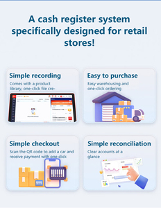 10.1inch màn hình cảm ứng kép Android POS thiết bị đầu cuối tiền mặt đăng ký máy NFC Wi-Fi 6 58 Mét/80 mét Máy in nhiệt cho nhà hàng - Product Image 6