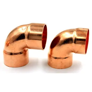 sanitary Copper 90 degree quarter bend Socket elbow joint pipe fitting