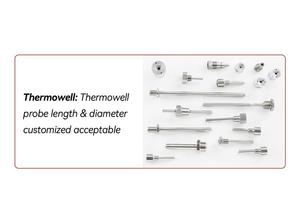 หัววัดอุณหภูมิเทอร์โมคัปเปิล Rosemounte High PT100 แบบ OEM ทำจากสแตนเลส RTD  3 สาย 4 สาย - Product Image 5