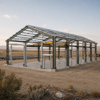 Revêtement en tôle métallique, acier Q355B, atelier, entrepôt, bureau, structure préfabriquée résistante à la corrosion
