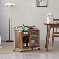 Table basse en bois durable, fabrication directe d'usine, accessoires en acier inoxydable, mobilier moderne pour salon, rangement multifonctionnel