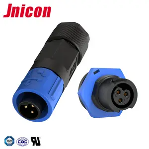 M12 đẩy khóa 2 3 4 5 pin 7A Bảng điều chỉnh gắn kết nối tròn IP67 ổ cắm chống thấm nước và cắm