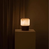 Lampe de table en marbre espagnol haut de gamme modèle chambre Art décoration lampe de table salon chambre étude lampe