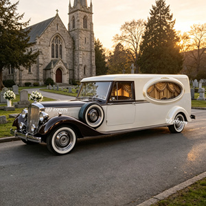 Safety‑Upgraded Electric Funeral Hearse Refined Edge Treatment Custom Ornamental Part For Large‑Scale Funeral Equipment Sourcing - Product Image 1