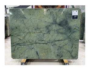 แผ่นควอตซ์ไซต์หรูหราสีเขียวธรรมชาติแผ่นหินควอตซ์หรูหราสีเขียวสำหรับท็อปเคาน์เตอร์และโต๊ะเครื่องแป้ง - Product Image 2