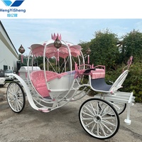 Chariot de citrouille de mariage/chariot de citrouille bon marché/beau chariot de cheval touristique