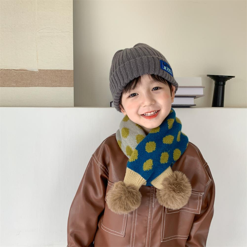 Polka dot blue gray - 1-12 years old