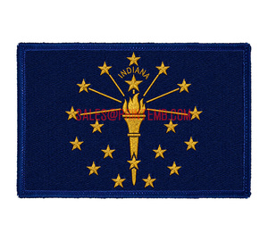 Parches de <span class=keywords><strong>Indiana</strong></span> Coloridos de Alta Calidad, Insignias Termoadhesivas para Gorras y Jeans, Tamaños Personalizados, Bordado a Mano - Product Image 1