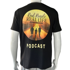 OEM高级高级合身t恤定制60/40棉/聚混纺CVC针织t恤 - Product Image 1