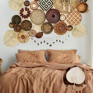 Cadeaux de mariage et de fête, éventails à main faits à la main en feuille de palmier et bambou, éventails naturels en bambou, éventails à main en feuille de palmier - Product Image 5