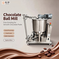 Machine à broyer les billes de chocolat automatique TUORONG 300L, contrôle LCD, facile à utiliser, tension personnalisable pour le chocolat