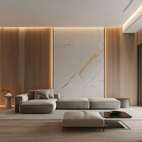 Panneaux muraux en aluminium multi-profilés, bandes décoratives en métal pour projets d'aménagement intérieur commercial, vente en gros
