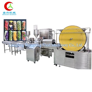 Roll <strong>Machine</strong> SX-6QP-6000 Multifunctional Full Automatic Spring 304 Stainless Steel <strong>Roti</strong> <strong>Making</strong> <strong>Machine</strong> for Restaurant - Product Image 1