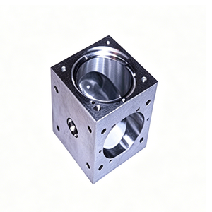 Centre d'usinage CNC 5 axes VN OEM, bloc de soupapes hydrauliques pneumatiques multi-ports en alliage d'aluminium pour équipement médical et aérospatiale - Product Image 1