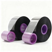 Cinta de Transferencia Térmica TTR de Cera y Resina para Códigos de Barras (110x300) Compatible con Impresoras de Etiquetas Konica Minolta y HP
