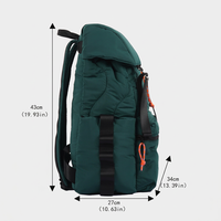 Sac à dos unisexe personnalisé pour le sport quotidien, avec cadre externe, en polyester imperméable, poche zippée, poignée souple, décontracté, portable, pour le voyage