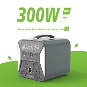 Estación de Energía Portátil para Acampar al Aire Libre de 300W de Gran Capacidad, Almacenamiento de Energía Multinacional, Fuente de Energía Solar de 220V, Una Pieza - Product Image 1