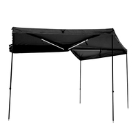 Tenda Samping Mobil 270 Derajat Model Wing, Tahan Air, Dilengkapi Lampu LED untuk 4x4 SUV Off-Road Overland Camping