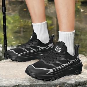 รองเท้าผ้าใบเดินป่า วิ่งเทรล น้ำหนักเบา สำหรับผู้ชาย เหมาะกับการเดินทางไกล วิ่งออกกำลังกายกลางแจ้ง และกิจกรรมกลางแจ้งอื่นๆ - Product Image 6