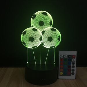 3D <span class=keywords><strong>Led</strong></span> điều khiển từ xa Bóng đá hình 3D ánh sáng ban đêm Bóng Đá người hâm mộ thể thao Quà Tặng 7 màu sắc thay đổi ánh sáng đèn - Product Image 5