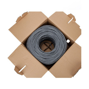 <span class=keywords><strong>สาย</strong></span>เคเบิลเครือข่าย CAT6 <span class=keywords><strong>ยาว</strong></span> 1000 ฟุต <span class=keywords><strong>สาย</strong></span>อีเธอร์เน็ต LAN 23AWG แบบตัน CCA UTP สำหรับอินเทอร์เน็ต ใช้ในสำนักงาน บ้าน กล่องสายไฟ สีเทา - Product Image 4
