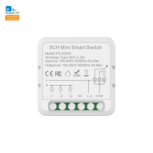 Interruptor Inteligente Wifi, Aplicación Ewelink, 16A, Mini Interruptores de Luz, Interruptor Inalámbrico de 3 Vías, Automatización del Hogar Inteligente, Control por Voz - Product Image 1