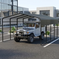 Fournisseur de abris métalliques 12x20 pour voitures, abris extérieurs pour véhicules en gros, structures de stationnement en acier pour usage commercial en Chine