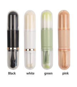 Mini Brocha <span class=keywords><strong>de</strong></span> Maquillaje 4 en 1, Nuevo Estilo, Brochas <span class=keywords><strong>de</strong></span> Viaje <span class=keywords><strong>de</strong></span> Fantasía Reutilizables para Aplicación <span class=keywords><strong>de</strong></span> Sombra <span class=keywords><strong>de</strong></span> Ojos y Polvo en Rostro y Ojos - Product Image 1