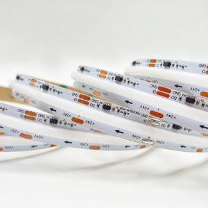 Bande lumineuse <span class=keywords><strong>LED</strong></span> COB RVB adressable de 10 mm 12 mm de largeur 24V WS2811 Contrôle des pixels Couleur de rêve <span class=keywords><strong>Ruban</strong></span> flexible <span class=keywords><strong>pour</strong></span> profil en aluminium - Product Image 3