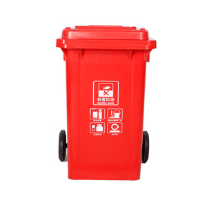 Factory wholesale new 100L <b>plastic</b> outdoor recycling <b>bins</b> with wheels, large size, <b>plastic</b> sanitation <b>bins</b> with <b>lids</b> - Product Image 3