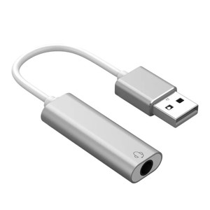 Adaptateur audio USB et USB-C vers 3.5mm <span class=keywords><strong>Carte</strong></span> <span class=keywords><strong>son</strong></span> HI-FI 7.1 canaux pour prise et lecture audio cristalline - Product Image 2